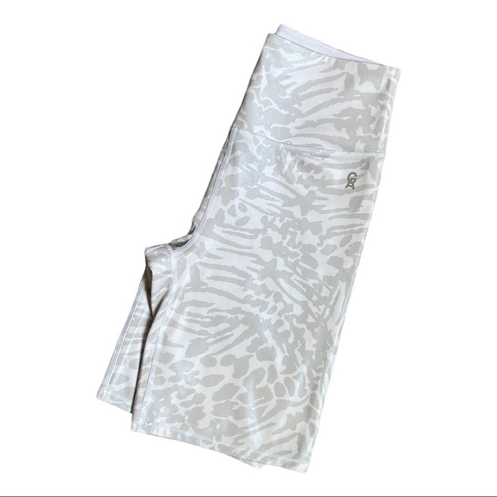 Good American Leopard Print Bike Shorts